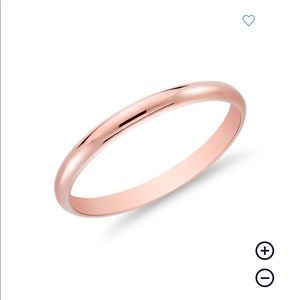 Blue Nile Rose Gold Wedding Band